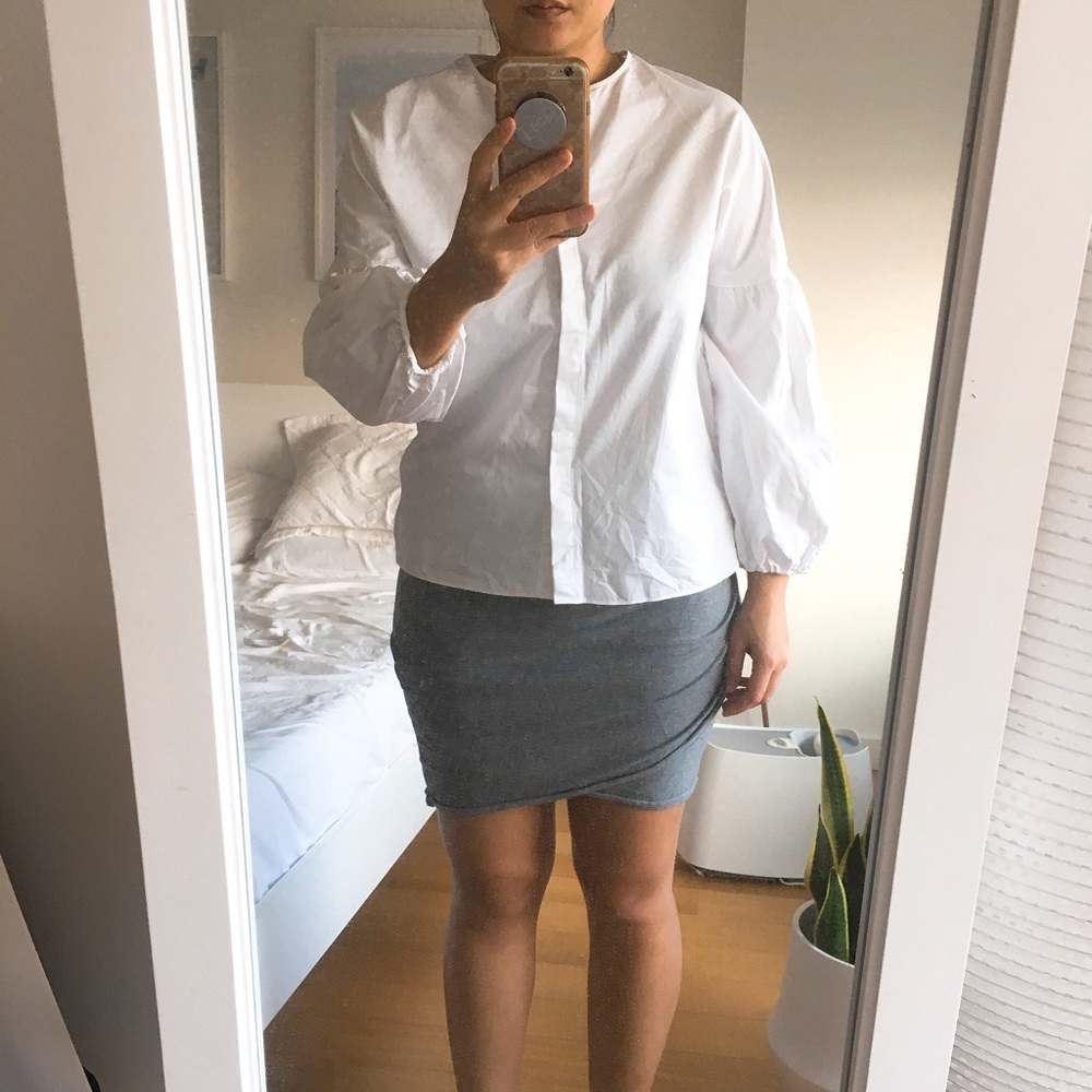 🌟SaLE🌟Massimo dutti collarless shirt sz 8